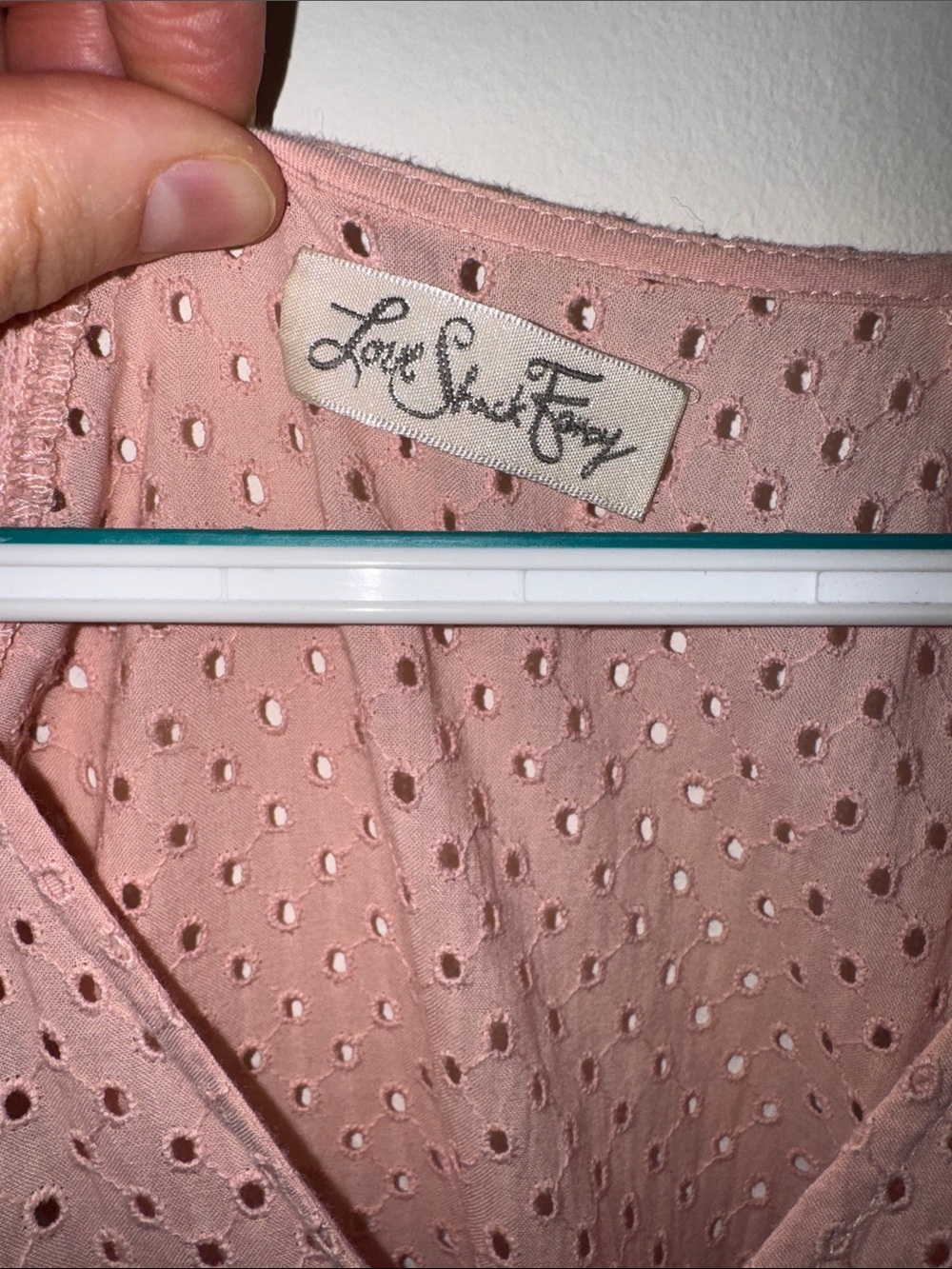 LoveShackFancy Pink Eyelet Maxi Dress - Picture 3 of 6
